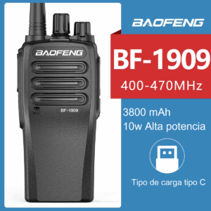 RADIO BAOFENG BF-1909 ALTA TRANSMISIÓN Y AUTONOMÍA