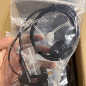 AURICULAR ACÚSTICO CON VOX PARA RADIO MOTOROLA HYTERA