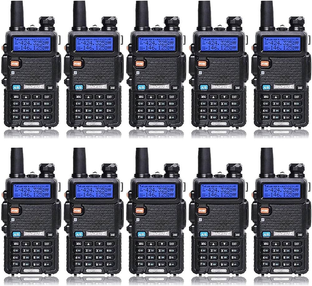 Pinganillo para walkie talkies Baofeng de doble PTT.