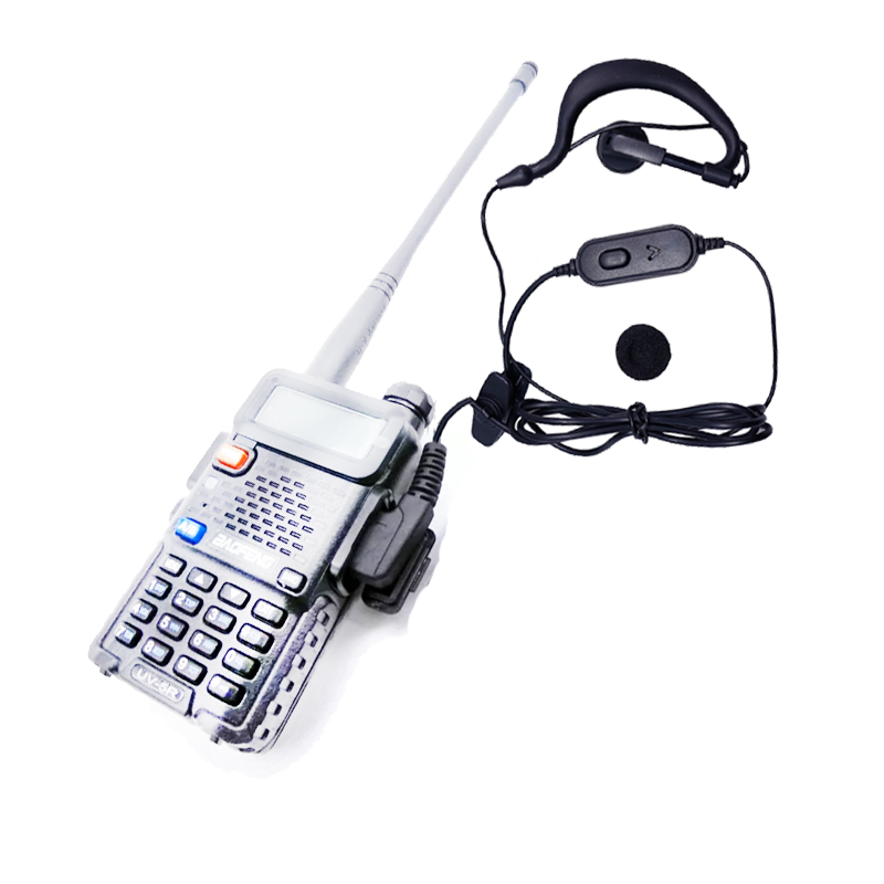 Auriculares para casco de motocicleta, accesorio para walkie-talkie Kenwood  Baofeng Puxing, Radio bidireccional, 2 pines, PTT - AliExpress