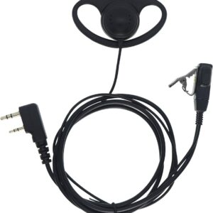 AURICULAR TIPO D PARA RADIOS BAOFENG, KENWOOD, ETC DOS PINES