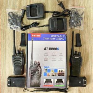 RADIO WALKIE TALKIE SEISA ST-B888s  4W (2 RADIOS)