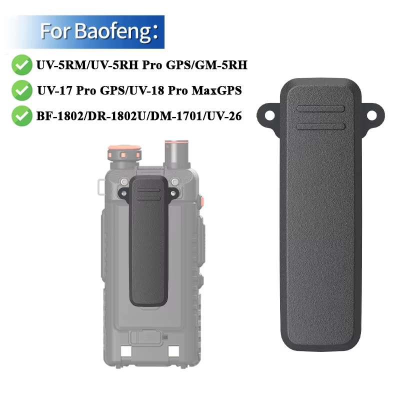 CLIP DE CUELGUE BAOFENG UV21-UV5RH-UV17 U OTROS